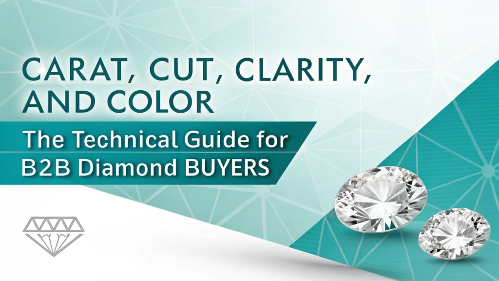 Carat, Cut, Clarity, and Color: The Technical Guide for B2B Diamond Buyers