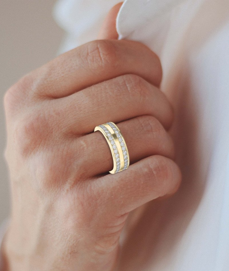 Men Natural Diamond Rings