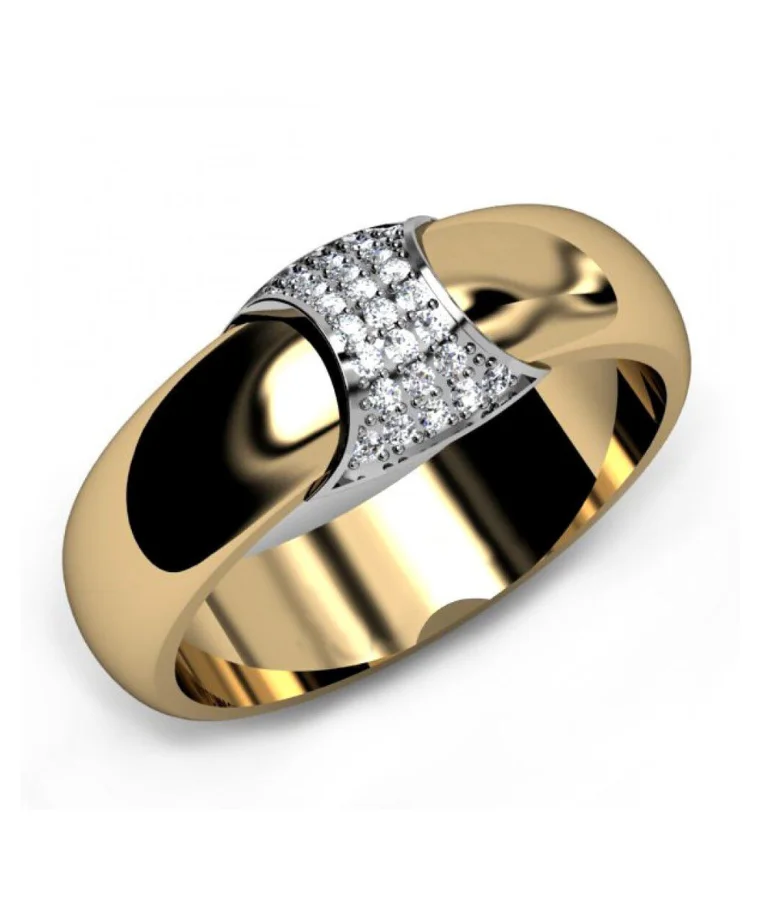 Mens conflict free natural diamond rings