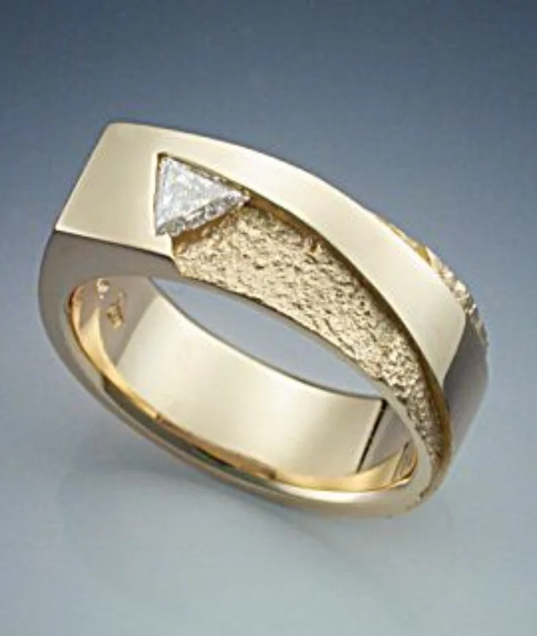 Mens Natural Diamond Party Wear Rings