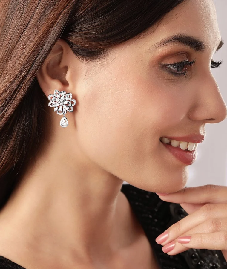 womens diamond earrings
