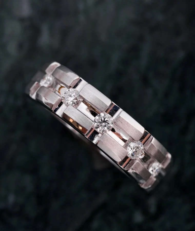 Mens Solitaire Natural Diamond Rings