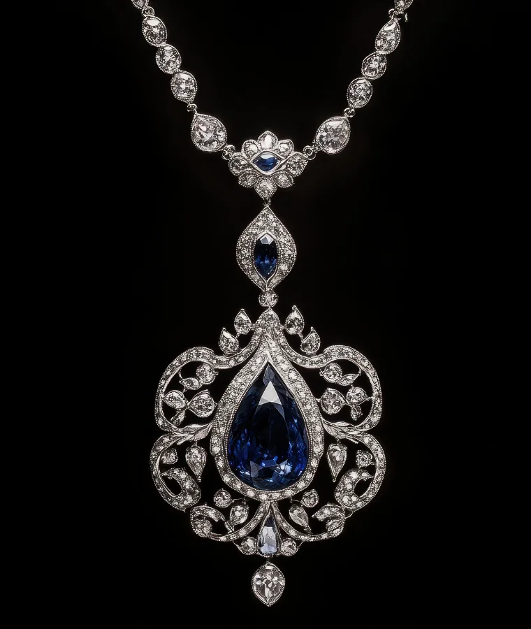 womens diamond necklaces