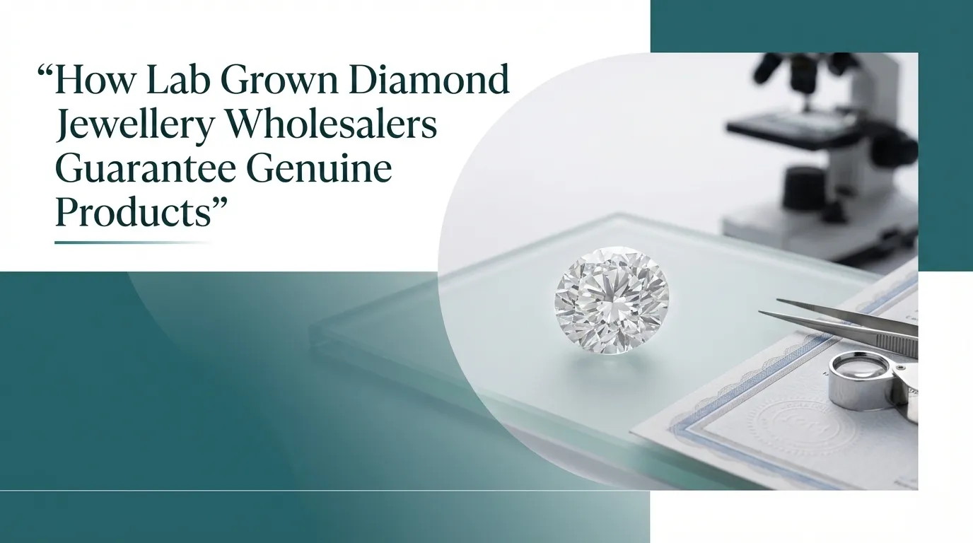 How Lab Grown Diamond Jewellery Wholesalers Guarantee Genuine Products