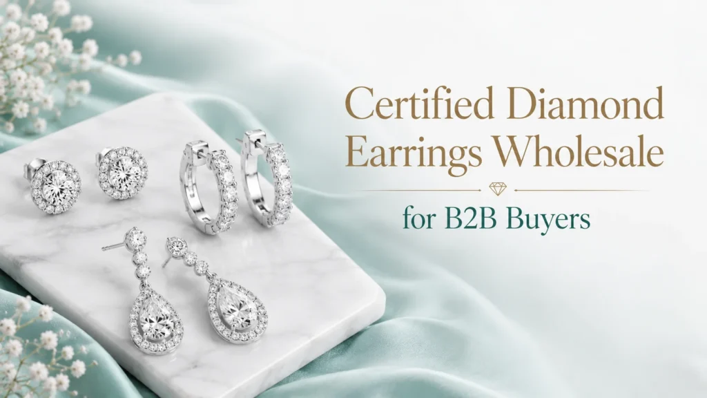 Certified Diamond Earrings Wholesale for B2B Buyers