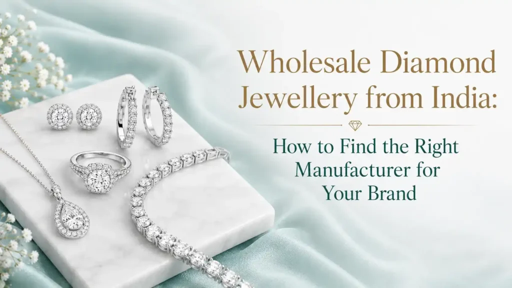 Wholesale Diamond Jewellery from India-How to Find the Right Manufacturer for Your Brand