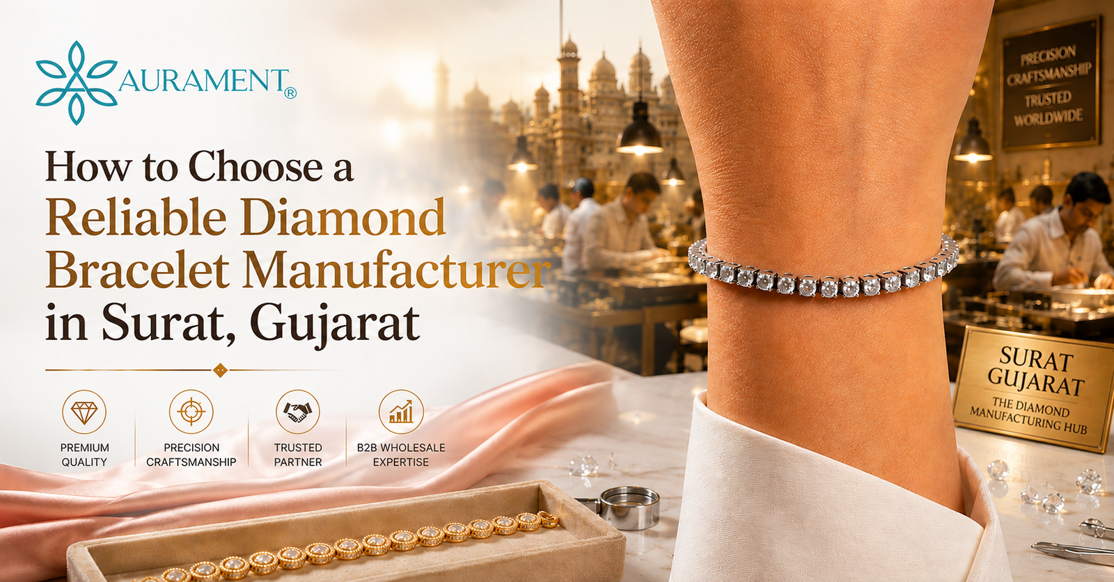 How to Choose a Reliable Diamond Bracelet Manufacturer in Surat, Gujarat